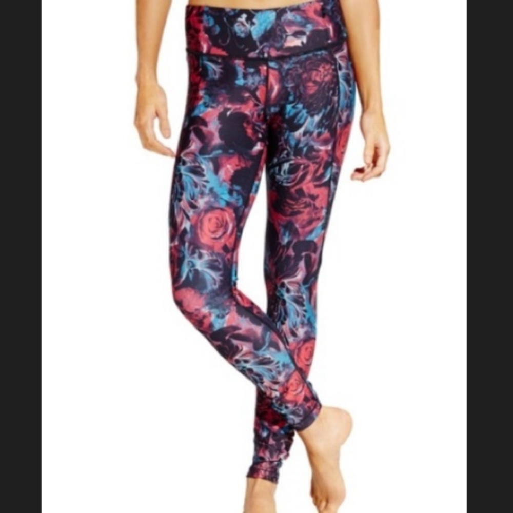 CALIA Essential Printed High Waist Ruched